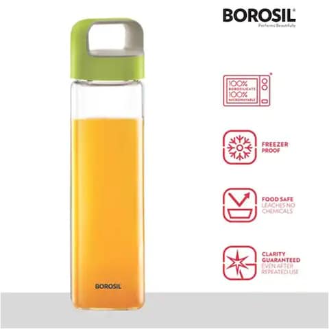 BOROSIL NEO GLASS BOTTLE 550ML GRN