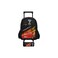 Disney Cars Lightning McQueen Printed 2 Wheel Trolley Backpack 16inch With Pencil Case Black