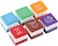 Kids Stamp Set Motivation Sticker School Scrapbooking Self Ink Stamp DIY Teachers Self Inking Praise Reward Stamps 6pcs