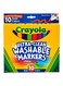Crayola 10-Piece Bold Washable Markers Blue/Pink/Yellow