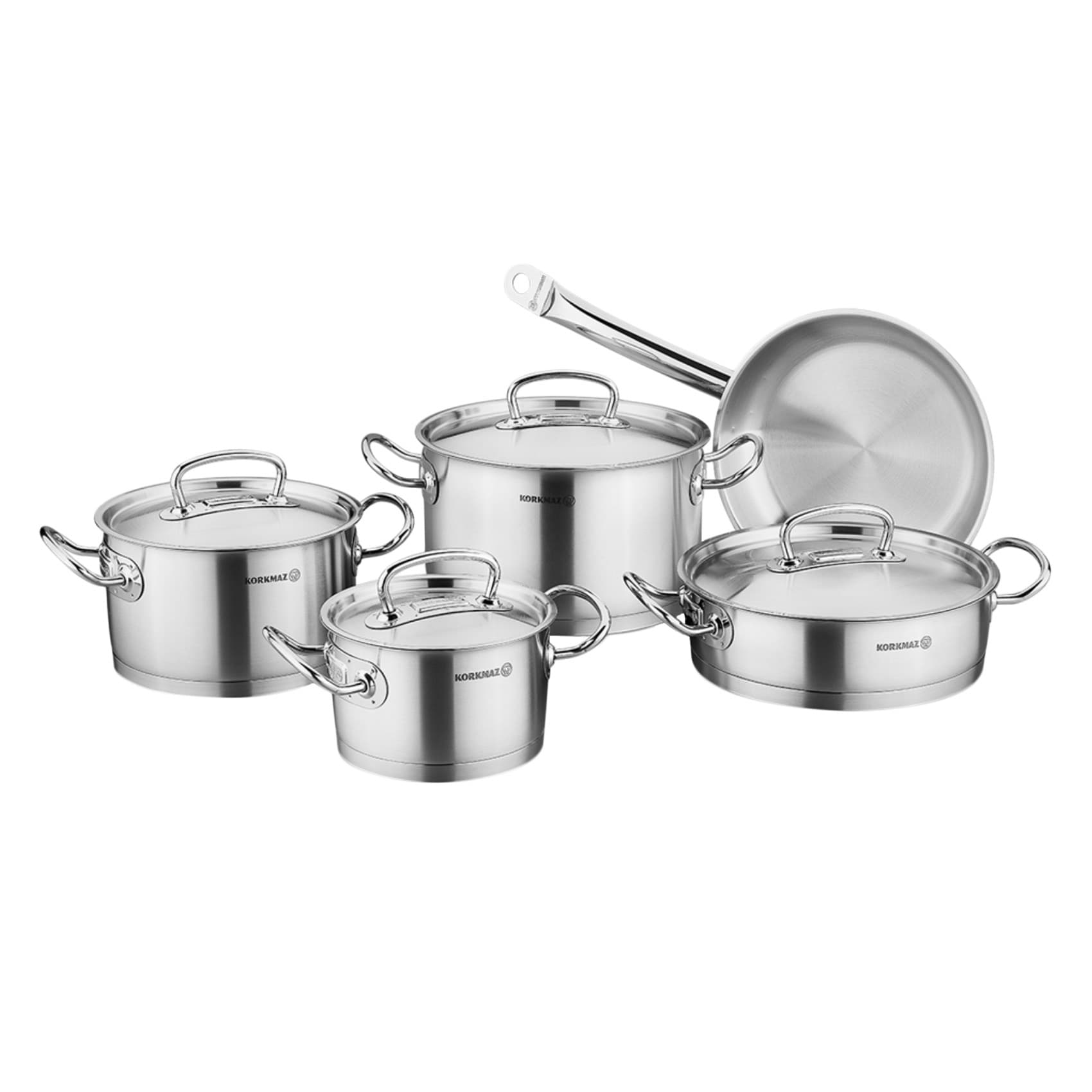 Buy KORKMAZ S/S ALFA COOKWARE SET 9PCS Online | Carrefour Kenya