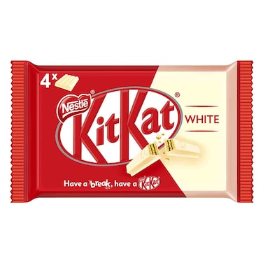Nestle Kit kat Four Fingers White Chocolate Bar 41.5g