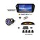 Generic 7 Inch TFT LCD Car Mirror Monitor With Reverse Camera, Indicator And Black Color Sensors Kit