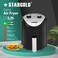 STARGOLD Air Fryer 3.5 Liter Oil Free 1200W Rapid Air Technology Hot Air Circulation Temperature Control Timer Function Air Fryer