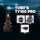 Toby&rsquo;s 2 Pieces TY-100PRO 9007/HB5 200W/Pair LED Headlight Bulb Assembly 20000/Pair Lumens Xtreme Bright With Color Temperature 6500K