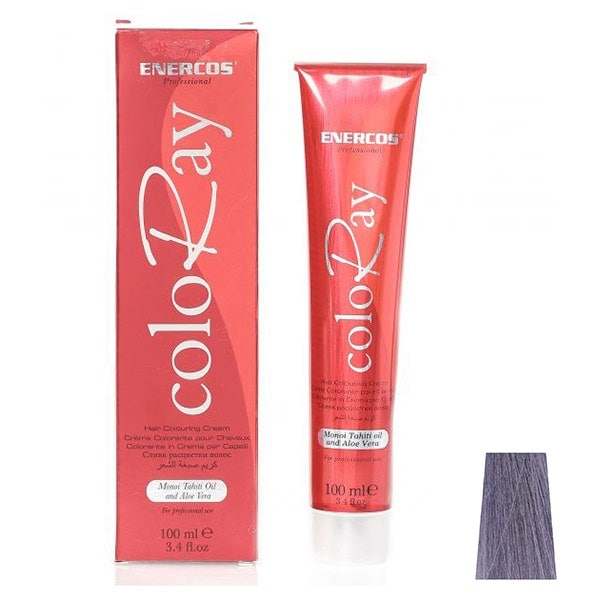 Buy Enercos Professional Coloray Hair Color # 8/100, Light Blonde - 100 ...