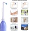Other Large Portable Shattaf Bidet Bottle Handheld Travel Toilet Shataf Hand Spray Seat Water, 650 ml, Blue