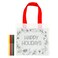 Christmas Magic Christmas Holidays DIY Painting Hand Bag- 20 cm Size- White