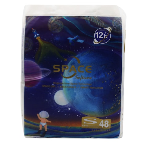 SOFTCARE DIAPER SPACE H/COUNT S-48