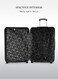 Cabin Size ABS Hardside Spinner Luggage Trolley 20 Inch Grey