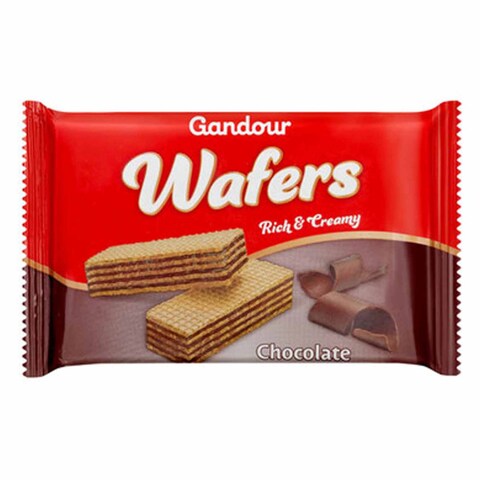 Gandour Wafer Chocolate Rich &amp; Creamy - 44 gram x6