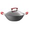 Identisk - Wok With Lid, Dark Grey/Aluminium