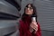 Coffee mug Gemstone Double Wall (stainless Steel) 470Ml Selenite