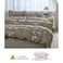 Luna Home King Size 6 pieces, duvet cover set, plum blossom branch flower design.