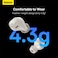 
Baseus Wireless Earbuds, 38 Hrs Playback Bluetooth 5.3 3D Sound Headphone 0.038s Ultra Low-Latency Gaming Headset Super Fast-Charging in-Ear TWS Earphone for iPhone and Android White