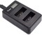 DMK Power LP-E12 LCD Dual USB Charger for Canon LP-E12 and Canon EOS M M2 M10 M50 M100 EOS 100D EOS Rebel SL1 EOS KISS X7 PowerShot SX70 HS