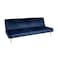 In House Celine 2 In 1 Sofabed Velvet Upholstered - Dark Blue