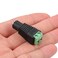 Generic-Black Power Adapter Female Connector Plug for LED Strip Light