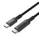 Momax Elite 100W USB-C TO USBC Cable LED 1m Black