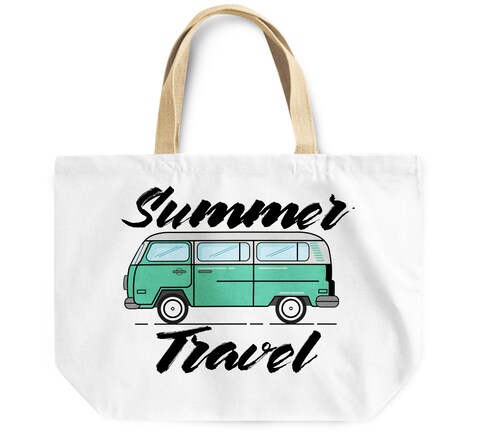 Loud Universe - Tote Bag Summer Travel Rv Van By Loud Universe