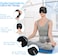 Fitto Headache & Migraine Ice Wrap Cap, Cold Therapy Relief Hat, Puffy Eyes, Tension, Sinus & Stress Relief, Black