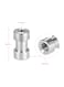 Generic - 16-Threaded Screw Adapter Converter Silver