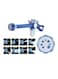Ez - 8-In-1 Multifunctional Jet Water Cannon Spray Blue/White