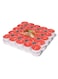 Samar 50-Piece Tea Light Scented Candle Red 18.5Centimeter