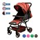 Kiko comfortable stroller 4 wheels - red