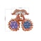 Aiwanto Hair Clips Girls Beautiful Hair Accessories 2 Pcs -Blue &amp; Violet Stoned