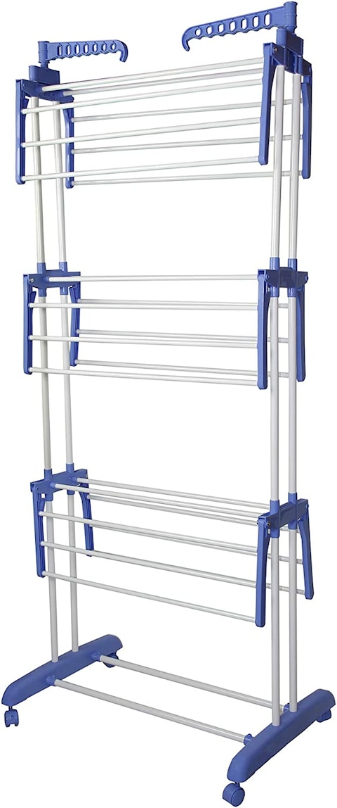 Leostar Three Layer Clothes Rack Hanger With Wheels
