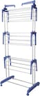 Leostar Three Layer Clothes Rack Hanger With Wheels