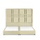 In House Berlin Velvet Bed Frame - Single - 200x100 cm - Beige