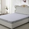 Vital Double/Full Size 120X200 Cm, Satin, Space Pattern, White - Mattress Protectors