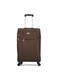 Giordano Softside Luggage Trolley 3 Pcs Set, Coffee