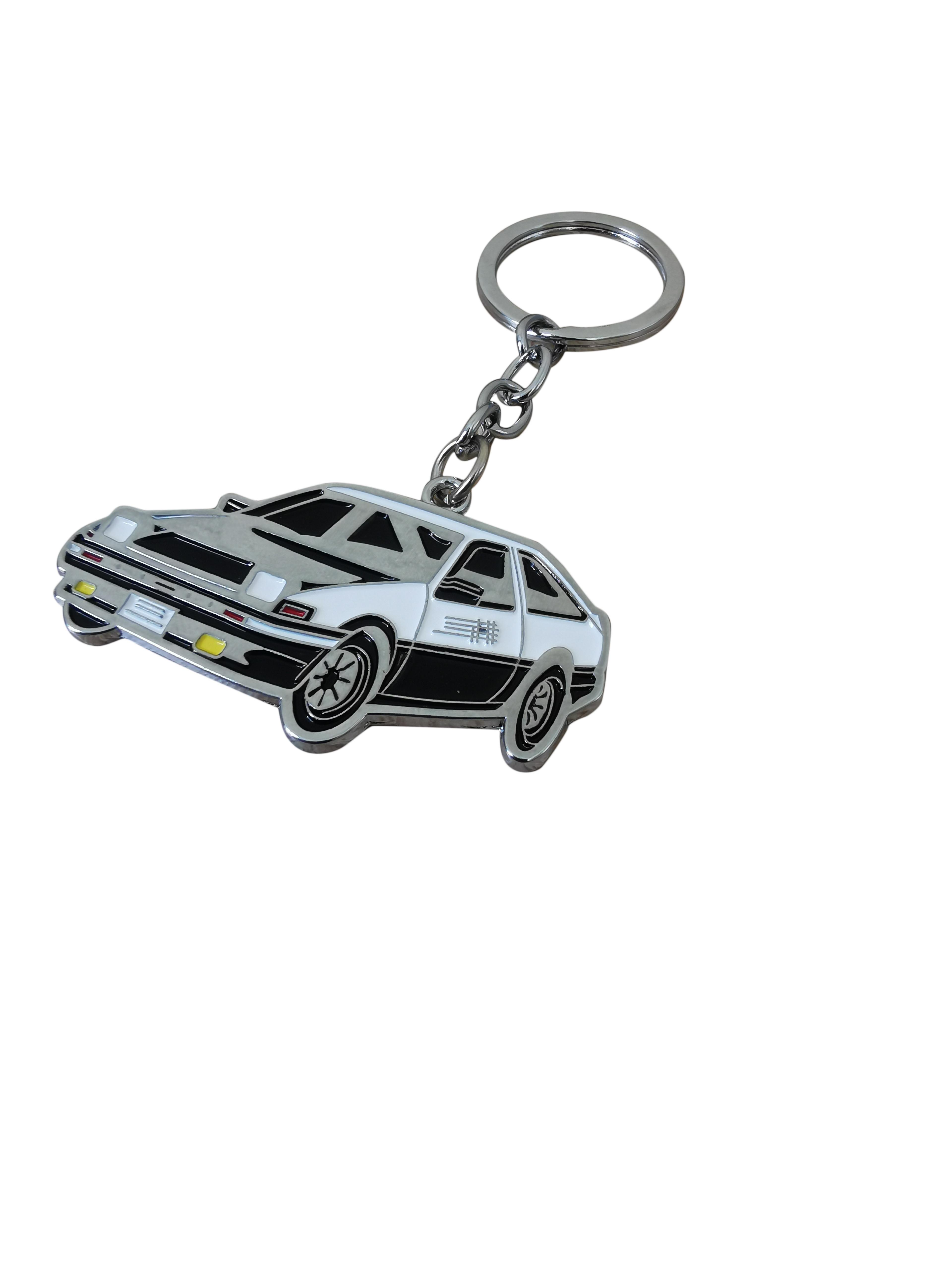 3D Japanese Car Style keychain Zinc Alloy Key Ring Exquisite Gift Car model Styling For Toyota AE86 Double sided