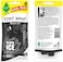 Little Tree Vent Wrap Long-Lasting Air Freshener, Black Ice. Pack of 4