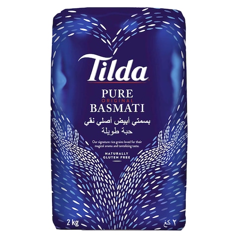 Buy Tilda Pure Basmati Rice 2kg in UAE