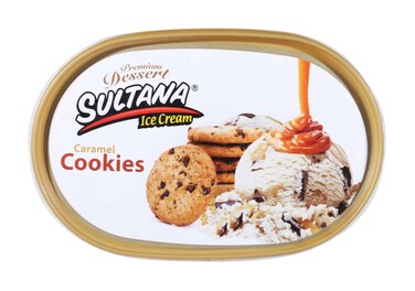Sultana Ice Cream Cookies Caramel - 1L