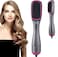 Generic Hair Dryer Styler 3 In 1 Brush Salon Styler For Straightening Negative Ion Ceramic Blow Dryer Brush (Pink)