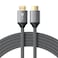 SATECHI 8K Ultra High Speed HDMI Cable 2M - Braided Nylon, 24K Gold Plated Connector - Black