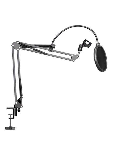 Generic Professional Stream Broadcasting Recording Condenser Microphone Kit Bm-800 Gold/Black