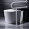 Handicap Rails, Grab Bar, Toilet Rail Bathroom Support for Elderly Bariatric Disabled, Stainless Steel, Safety Hand Railing Guard Frame Shower Assist Aid Handrails Hand Grips (Supports up to 200 kg)