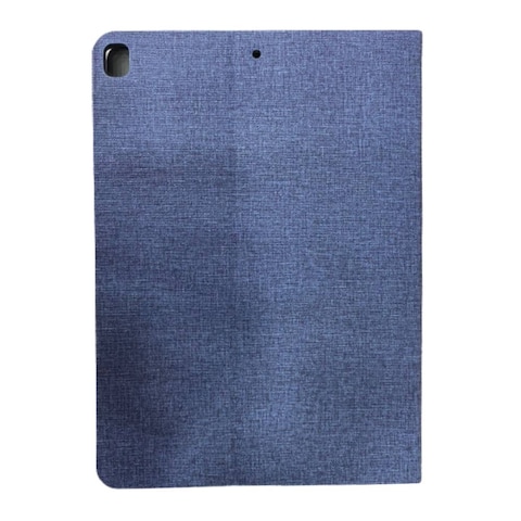 Protective Smart Flip Fabric Case Cover For Apple Ipad 10.2 Inch Blue