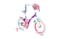 Spartan 16" Barbie Girl Bicycle for Kids ages 5, 6, 7, 8 - Little Girls Bike with Training Wheels, Front and Rear Caliper Hand Brakes, Removable Zippered Bag, Chain Cover -16 Inch Wheels