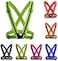 Generic High Visibility Unisex Outdoor Reflective Elasticity Safety Vest Security Reflective Vest Jacket Night High Visibility Safety Belt Stripe Strap (Green)