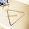 Mike Music 6 Inch Musical Steel Triangle Percussion Instrument With Striker