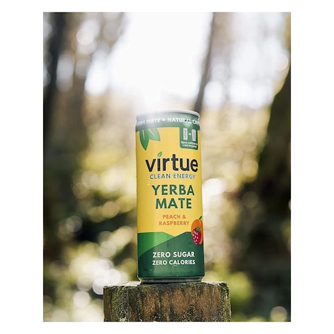 VIRTUE ENERGY DRINK P&amp;RASPBRY 250ML