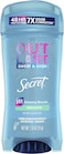 Secret Outlast Clear Gel Antiperspirant Deodorant For Women Unscented 2.6 OZ (Packaging May Vary)