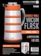 Royalford Double Wall Golden Figured Vacuum Flask Silver/Orange